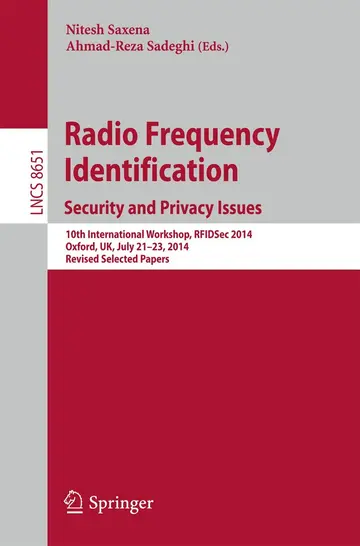 Cover of Radio Frequency Identification