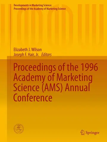 Cover of Proceedings of the 1996 Academy of Marketing Science (AMS) Annual Conference (Developments in Marketing Science