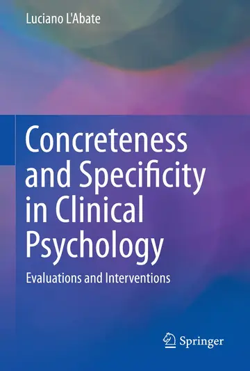 Cover of Concreteness and Specificity in Clinical Psychology