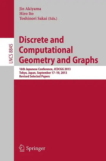 Cover of Discrete and Computational Geometry and Graphs