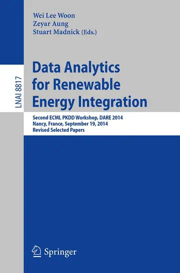 Cover of Data Analytics for Renewable Energy Integration