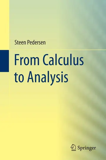 Cover of From Calculus to Analysis