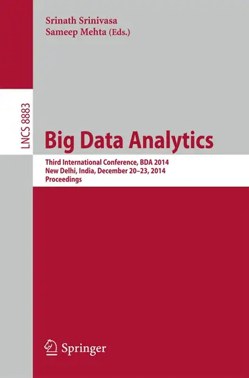 Cover of Big Data Analytics