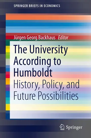 Cover of The University According to Humboldt