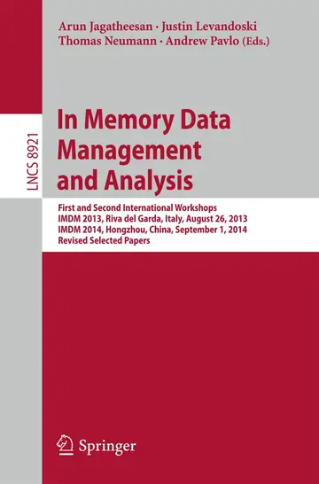 Cover of In Memory Data Management and Analysis