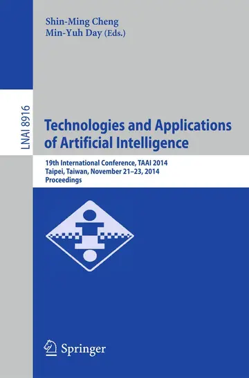 Cover of Technologies and Applications of Artificial Intelligence