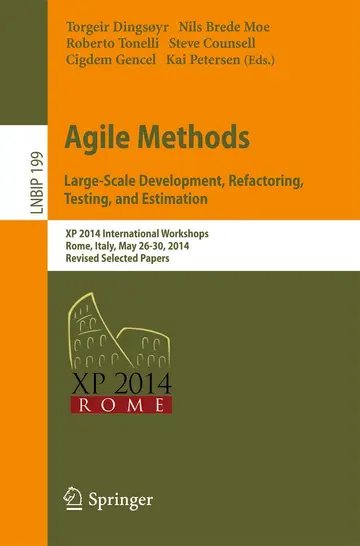 Cover of Agile Methods. Large-Scale Development, Refactoring, Testing, and Estimation