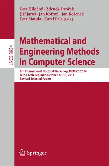Cover of Mathematical and Engineering Methods in Computer Science