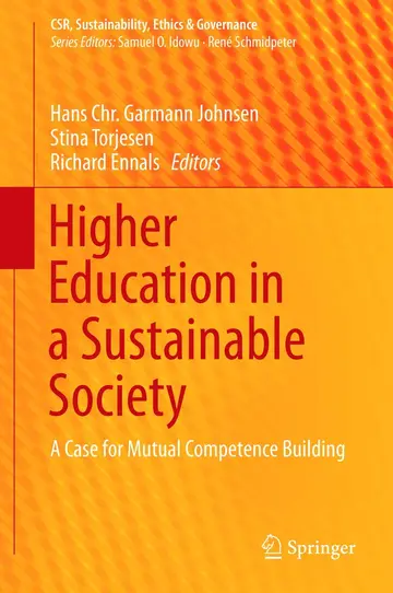 Cover of Higher Education in a Sustainable Society