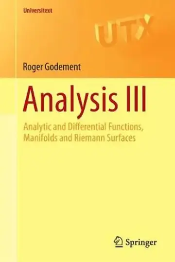 Cover of Analysis III