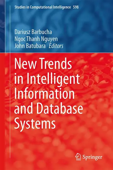 Cover of New Trends in Intelligent Information and Database Systems
