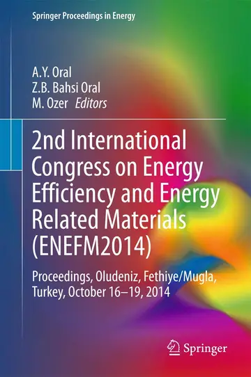 Cover of 2nd International Congress on Energy Efficiency and Energy Related Materials (ENEFM2014)