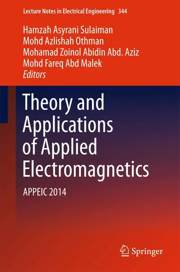 Cover of Theory and Applications of Applied Electromagnetics