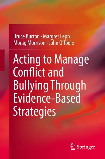 Cover of Acting to Manage Conflict and Bullying Through Evidence-Based Strategies
