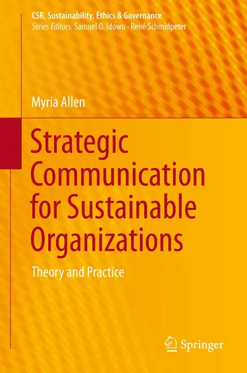 Cover of Strategic Communication for Sustainable Organizations