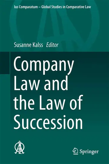 Cover of Company Law and the Law of Succession