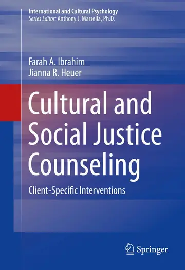 Cover of Cultural and Social Justice Counseling