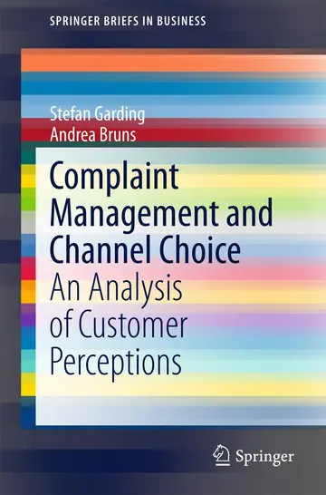 Cover of Complaint Management and Channel Choice