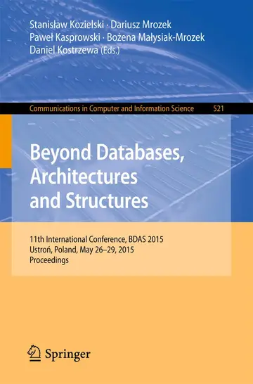 Cover of Beyond Databases, Architectures and Structures