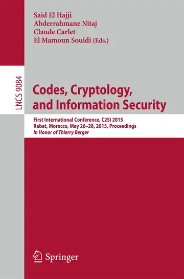Cover of Codes, Cryptology, and Information Security