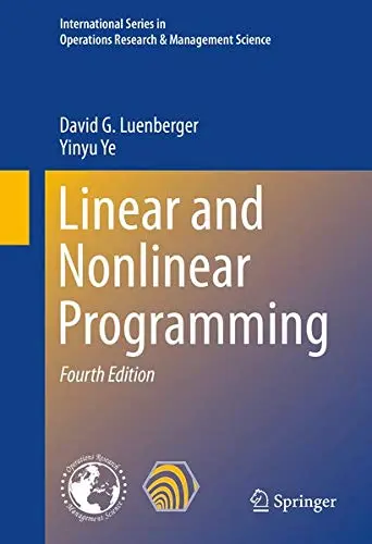 Cover of Linear and Nonlinear Programming