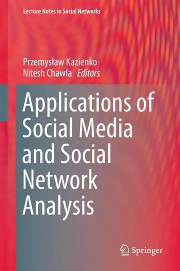 Cover of Applications of Social Media and Social Network Analysis
