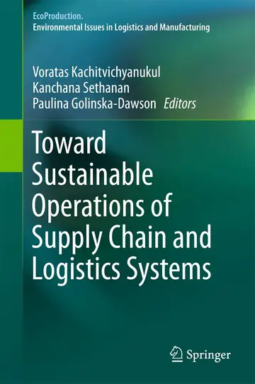 Cover of Toward Sustainable Operations of Supply Chain and Logistics Systems