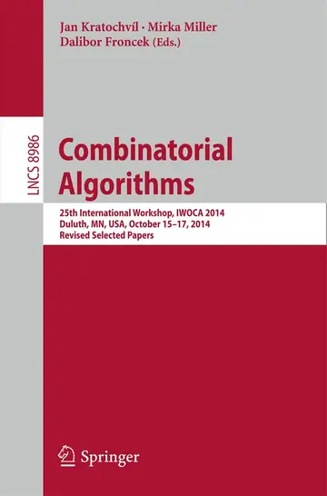 Cover of Combinatorial Algorithms