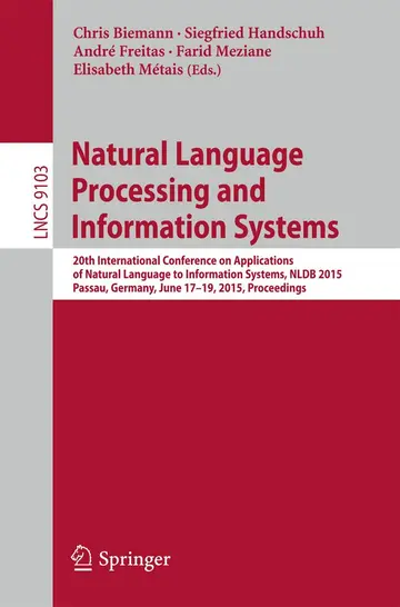 Cover of Natural Language Processing and Information Systems