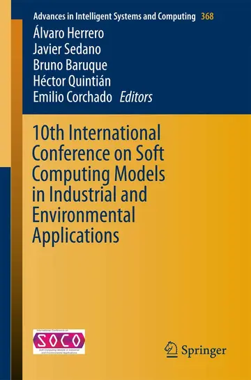 Cover of 10th International Conference on Soft Computing Models in Industrial and Environmental Applications