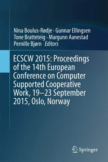 Cover of Ecscw 2015