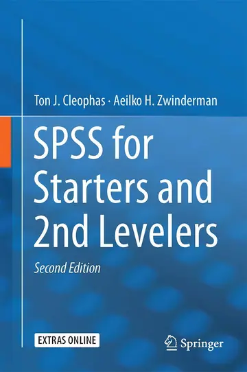 Cover of SPSS for Starters and 2nd Levelers