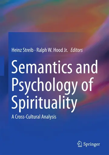 Cover of Semantics and Psychology of Spirituality