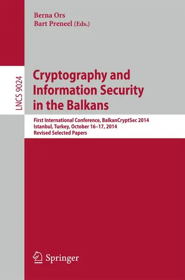 Cover of Cryptography and Information Security in the Balkans