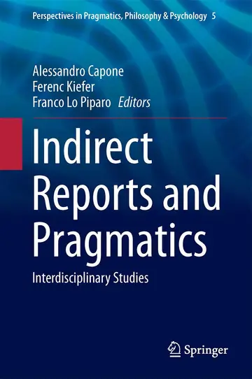 Cover of Indirect Reports and Pragmatics