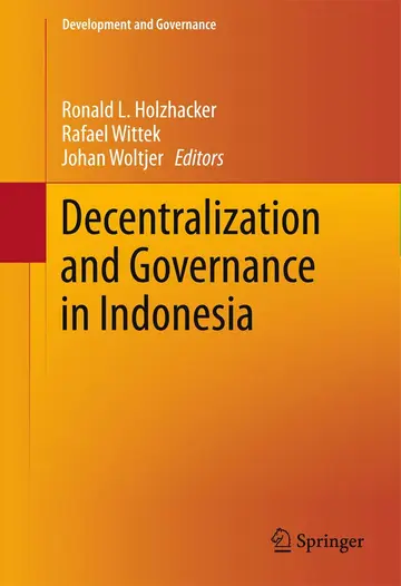 Cover of Decentralization and Governance in Indonesia