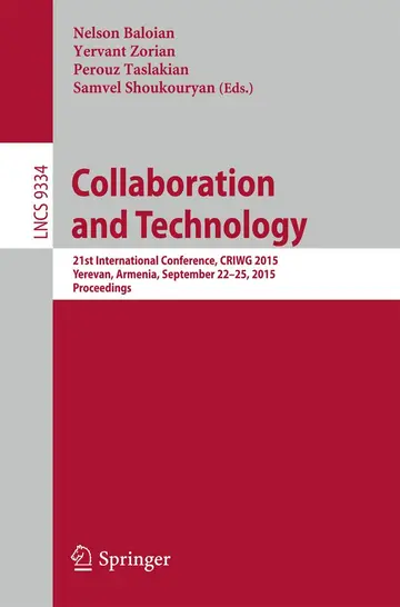 Cover of Collaboration and Technology
