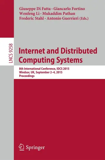 Cover of Internet and Distributed Computing Systems