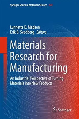 Cover of Materials Research for Manufacturing