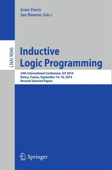 Cover of Inductive Logic Programming