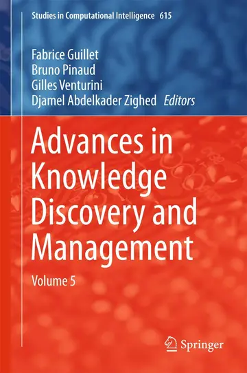 Cover of Advances in Knowledge Discovery and Management