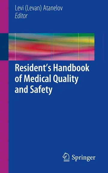 Cover of Resident’s Handbook of Medical Quality and Safety