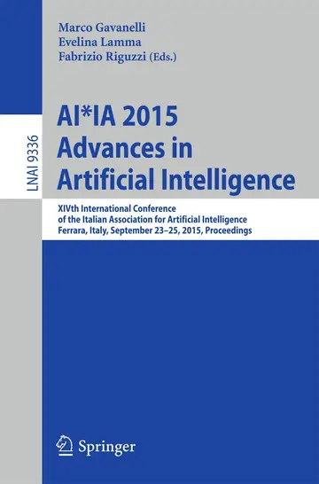 Cover of Ai*ia 2015 Advances in Artificial Intelligence