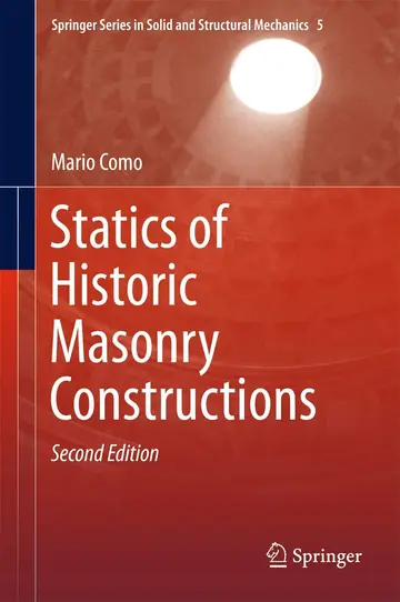 Cover of Statics of Historic Masonry Constructions