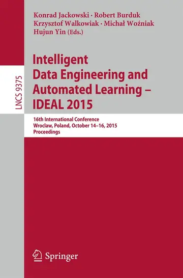 Cover of Intelligent Data Engineering and Automated Learning Ideal 2015