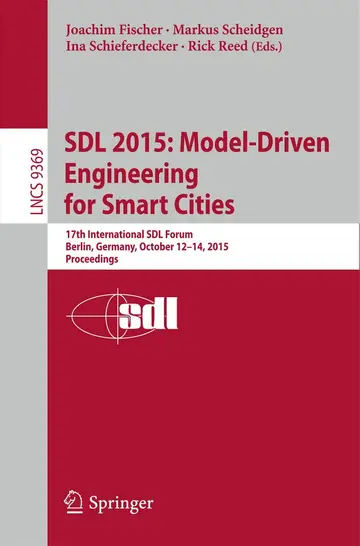 Cover of Sdl 2015 - Model-driven Engineering for Smart Cities