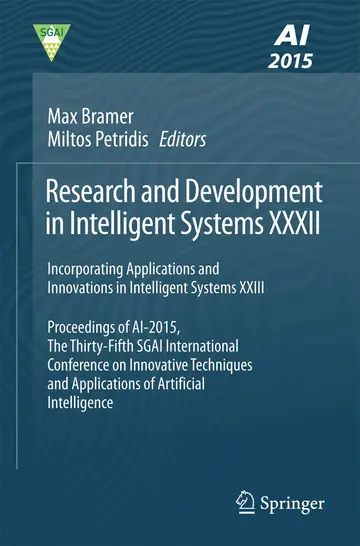 Cover of Research and Development in Intelligent Systems XXXII