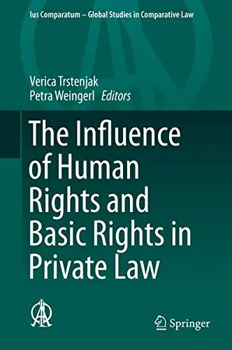 Cover of The Influence of Human Rights and Basic Rights in Private Law