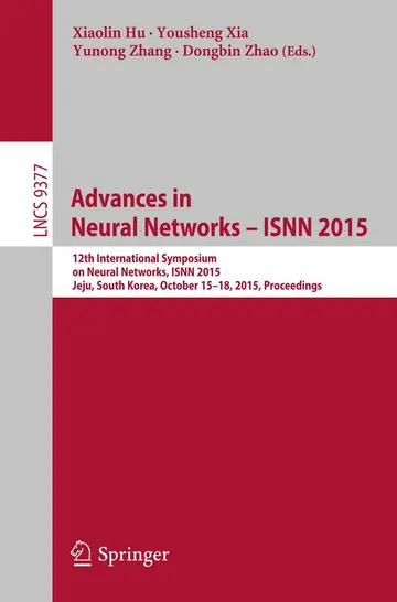 Cover of Advances in Neural Networks Isnn 2015