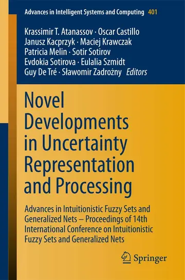 Cover of Novel Developments in Uncertainty Representation and Processing